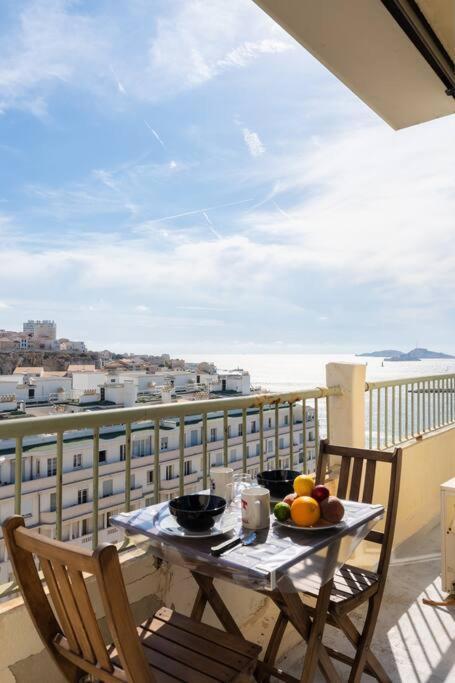 Vue Mer Plage Catalans Vieux Port Clim - 2 Chambres Marseille Eksteriør billede