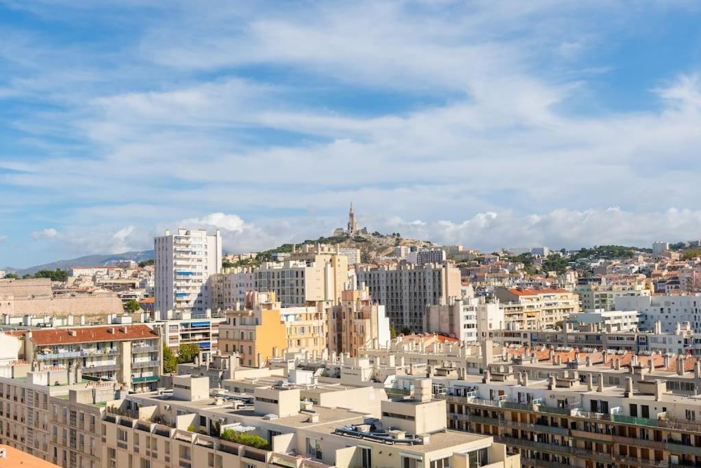 Vue Mer Plage Catalans Vieux Port Clim - 2 Chambres Marseille Eksteriør billede