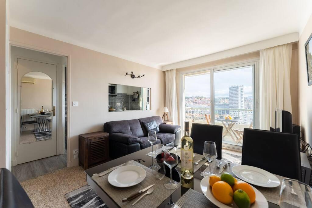 Vue Mer Plage Catalans Vieux Port Clim - 2 Chambres Marseille Eksteriør billede