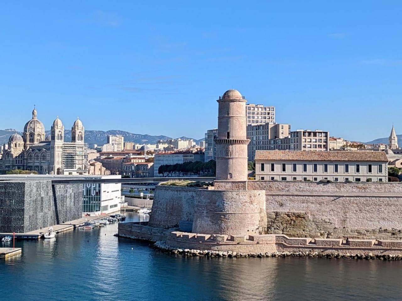 Vue Mer Plage Catalans Vieux Port Clim - 2 Chambres Marseille Eksteriør billede
