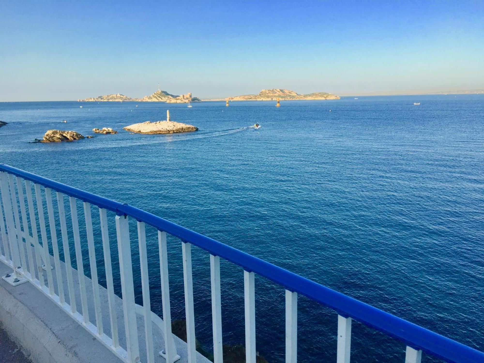 Vue Mer Plage Catalans Vieux Port Clim - 2 Chambres Marseille Eksteriør billede